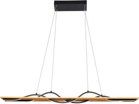 ITALUX PND-23848-30W-BK-GD CONATO Modern Led Függesztett Lámpa IP20