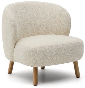Krémszínű buklé fotel Ulit – Kave Home
