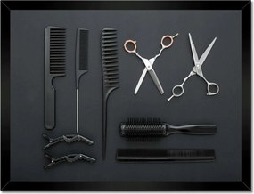 Poszterek keretben 40x30 Barber motívum Felszerelés