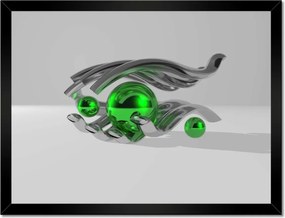 Poszterek keretben 40x30 Golyók a kézben