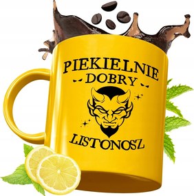 Prémium Arany Bögre Postás Ajándék Nyomtatott Fotóval