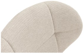 Krémszínű étkezőszék szett 2 db-os Maori – Marckeric