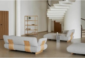 Natúr színű polcos állvány tölgyfa dekorral 105x170x40 cm Sukoya – Blomus