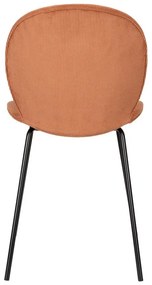 Téglavörös étkezőszék szett 2 db-os Bonnet – Zuiver