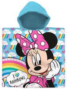 Disney Minnie Rainbows strand törölköző poncsó 60x120 cm