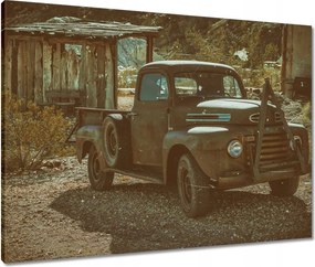 Vászonkép 80x60 Amerikai teherautó