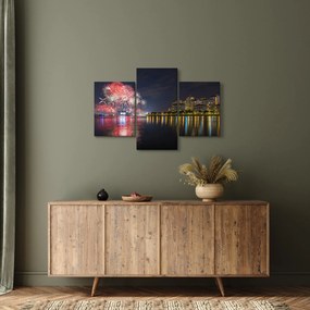 A szingapúri tűzijáték képe (90x60 cm)