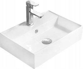Mexen Blanca 56 x 38 cm-es, fehér, pult feletti mosdókagyló - 21105600