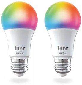 LED lámpa , égő , INNR , 2 x E27 , 2 x 9.5 Watt , RGB , CCT , dimmelhető , Philips Hue kompatibilis
