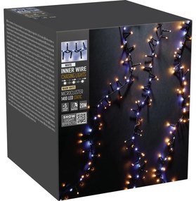 Kültéri fényfüzér Waterfall, 20 m, 1410 L LED,meleg és hideg fehér, időzítő, IP44, 20 m