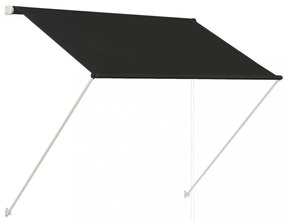 feltekerhető antracitszürke napellenző 100 x 150 cm