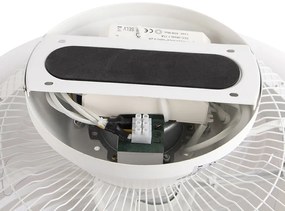 Mennyezeti ventilátor fehér 55,5 cm LED-del, fényerőszabályzóval és távirányítóval - Clima