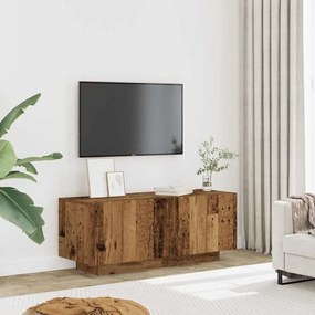 antik hatású szerelt fa TV-szekrény 100 x 35 x 40 cm