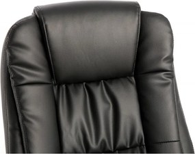 Forgó irodai szék, IDOL, műbőr, fekete színben