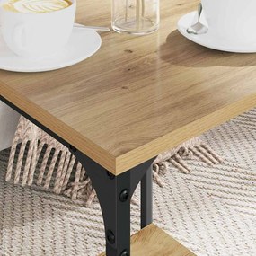 vidaXL Dohányzóasztal Artisan tölgy 40 x 40 x 55 cm Faanyag