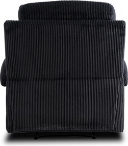 Dönthető fotel fekete kordbársony, TORRES