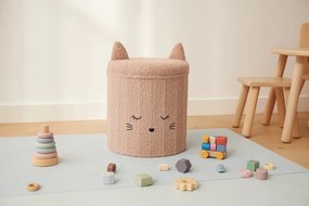 Bambusz polc két tárolóval 64 x 33 x 73 cm