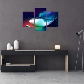 Kép - Egy bálna az űrben (90x60 cm)