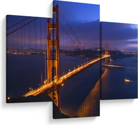 Kép - Golden Gate híd (90x60 cm)