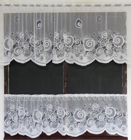 Mg Irigység jacquard fehér 600/2 70cm lengyel