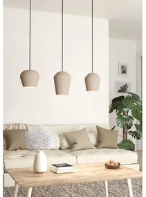 Eglo 900143 - Csillár zsinóron CAMBAITO 3xE27/40W/230V