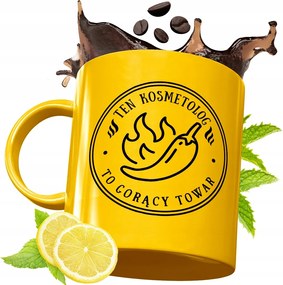 Prémium Arany Bögre Kozmetikusnak Ajándék Nyomtatott Fotóval