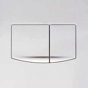 Angular WC tartály nyomólap szögletes