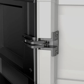 Keter Gear fekete és szürke tárolószekrény polcokkal 182 cm