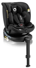 Lionelo NAVY i-Size 40-150 cm forgatható autósülés alapzattal, fekete