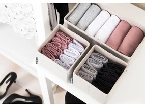 Drawer 3 db-os bézs rendszerező szett - Bigso Box of Sweden