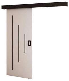 Tolóajtó 90 cm Bethany Y (matt fehér + matt fekete). 1043500