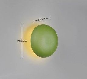 Zöld USB LED fali lámpa Davey – Reality