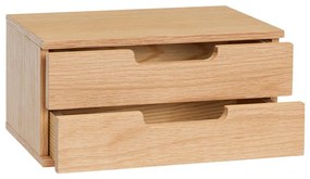 Natúr színű függő éjjeliszekrény tölgyfa dekorral AtHand – Hübsch