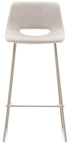 Bézs bárszék (ülésmagasság 76 cm) Zahara – Kave Home