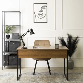 Asztal REX 2 180-240 cm Biały márvány/Dąb P2