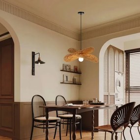 Immax 08265L - Csillár zsinóron MARIPOSA 1xE27/40W/230V átm. 50 cm juta