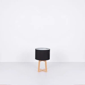 Globo 21621B - MORITZ asztali lámpa 1xE14/40W/230V fekete