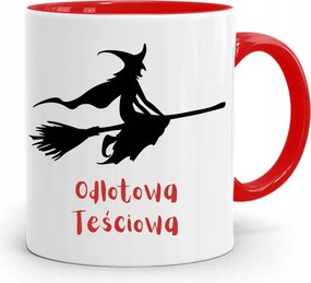 Piros Anyós Bögre Ajándék Anyós Nyomtatott Fotóval