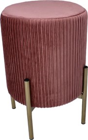 Kerek puff lábakon 28 x 42 cm