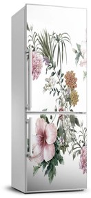 Hűtő matrica Trópusi virágok FridgeStick-70x190-f-120864574