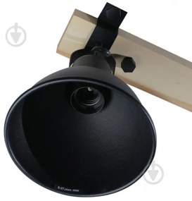 Spotlámpa 3xE27/40W/230V fekete