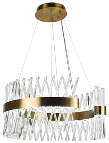 LED állítható fényerejű csillár kábellel LED/130W/230V 3000-6500K arany + DO