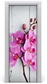 Ajtómatrica rózsaszín orchidea 85x205 cm