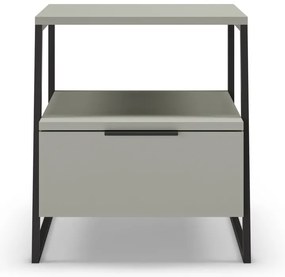 Zöldesszürke éjjeliszekrény Velia – Marckeric