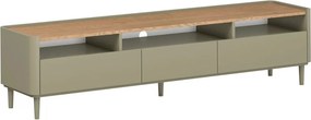 Elivo lábas TV szekrény 200 cm - eukaliptusz / baltic dune tölgy