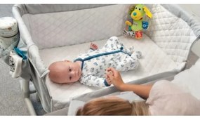 Lionelo - Utazóágy THEO Concrete