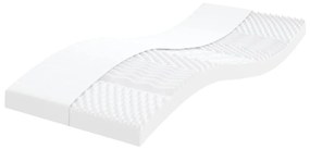 2 db fehér 7 zónás 20 ILD keménységű habmatrac 90 x 190 cm