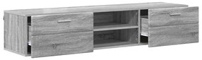 TV szekrény fiókkal Szürke sonoma 150 x 39 x 30 cm Faanyag