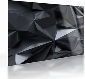 Kép - Geometriai absztrakció (üvegen) (70x50 cm)