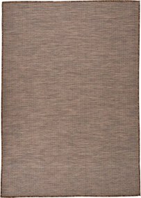 vidaXL barna lapos szövésű kültéri szőnyeg 160 x 230 cm